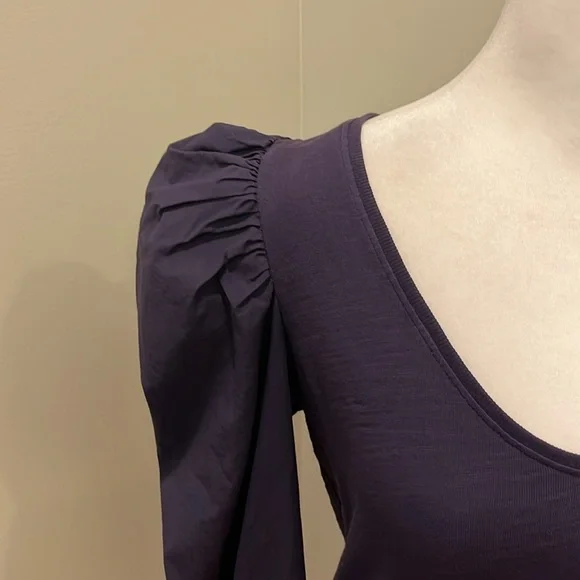 Nation Los Angeles Purple Long Sleeve Top Size Small - Picture 2 of 8